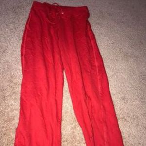 Red Sweatpants